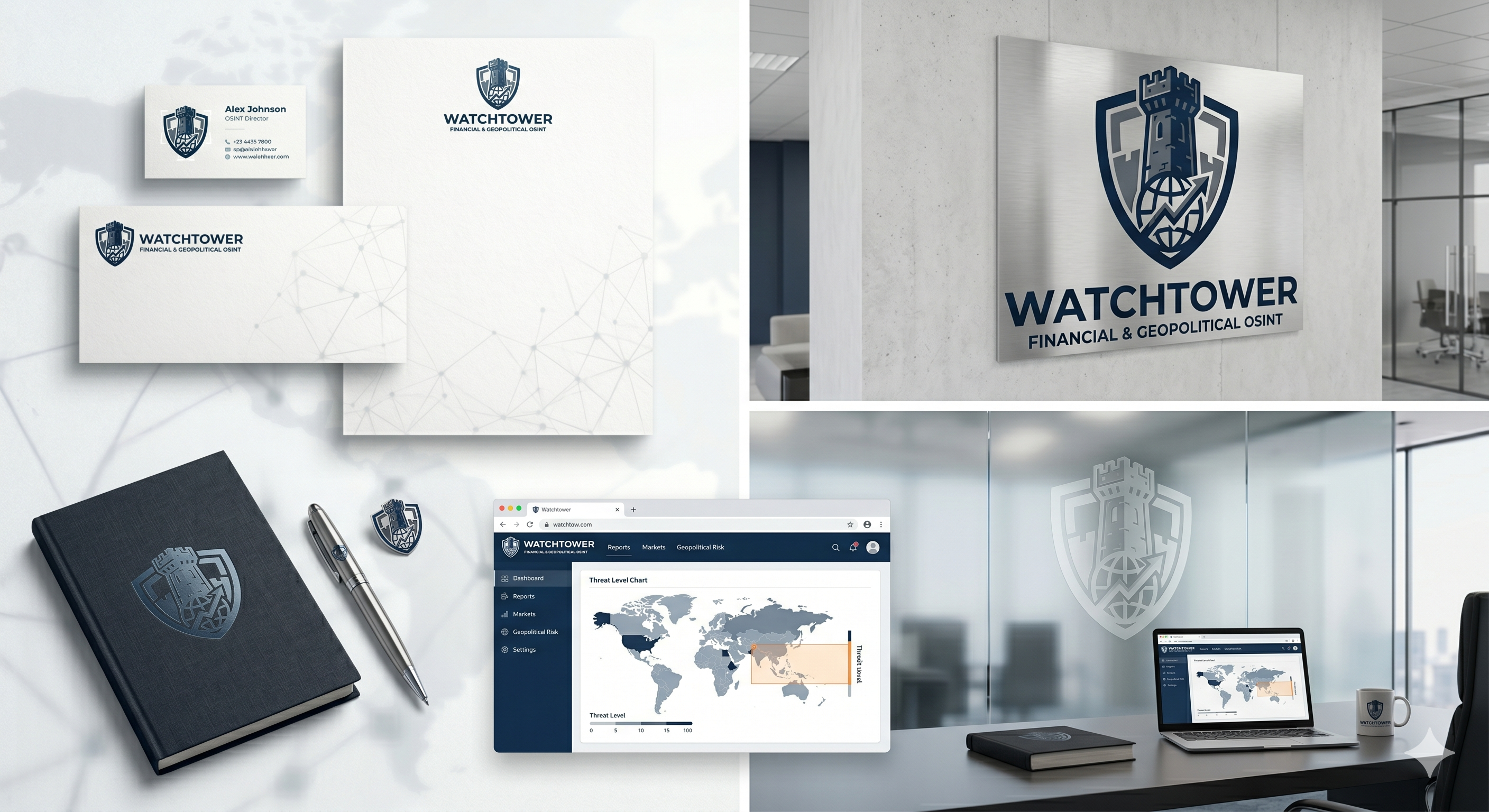 Watchtower brand and intelligence visual